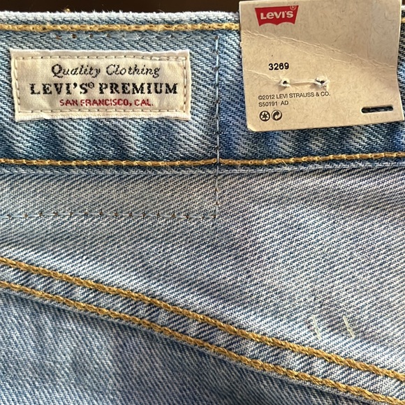 NWT Levi’s High Rise Decon Iconic BF Skirt - Picture 13 of 13